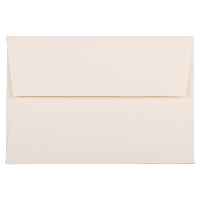 JAM Paper A8 Strathmore Invitation Envelopes, 5.5 x 8.125, Natural White Wove, 25/Pack (191205)