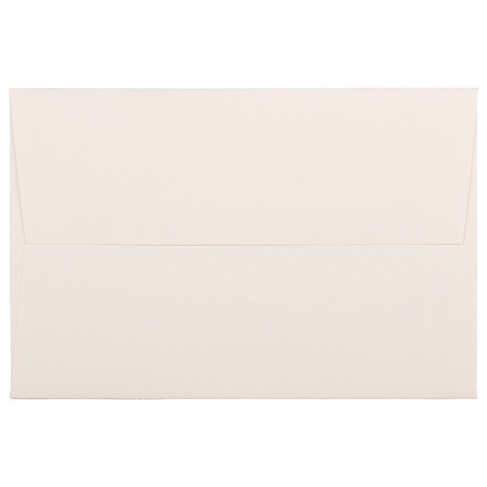 JAM Paper A8 Strathmore Invitation Envelopes, 5.5 x 8.125, Natural White Pinstripe, 25/Pack (191213)
