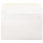 JAM Paper A10 Strathmore Invitation Envelopes, 6 x 9.5, Bright White Wove, 25/Pack (191220)