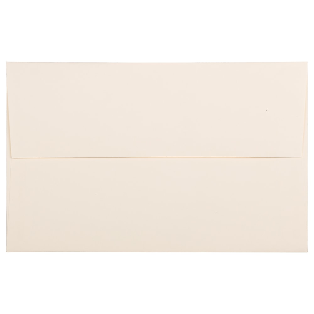 JAM Paper A10 Strathmore Invitation Envelopes, 6 x 9.5, Natural White Wove, 25/Pack (191223)