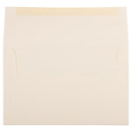 JAM Paper A10 Strathmore Invitation Envelopes, 6 x 9.5, Natural White Wove, 25/Pack (191223)