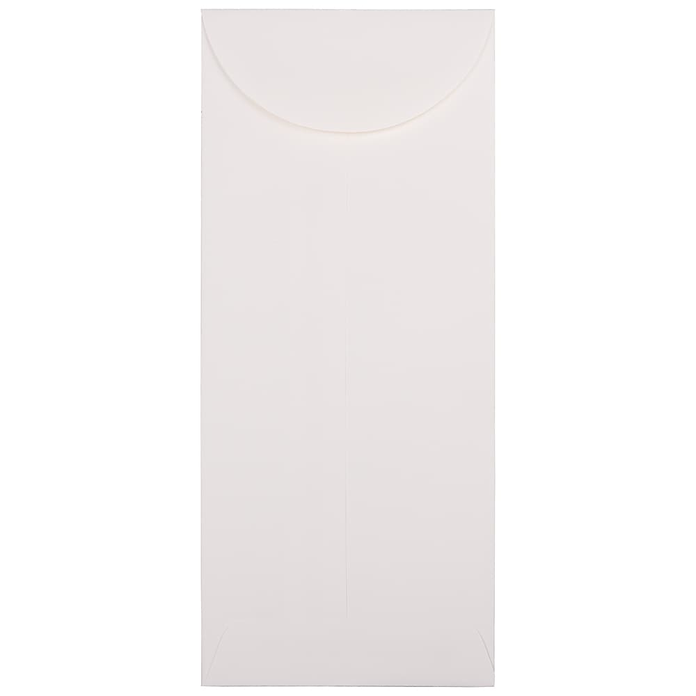 JAM Paper #11 Policy Business Strathmore Envelopes, 4.5 x 10.375, Bright White Wove, 25/Pack (191251)