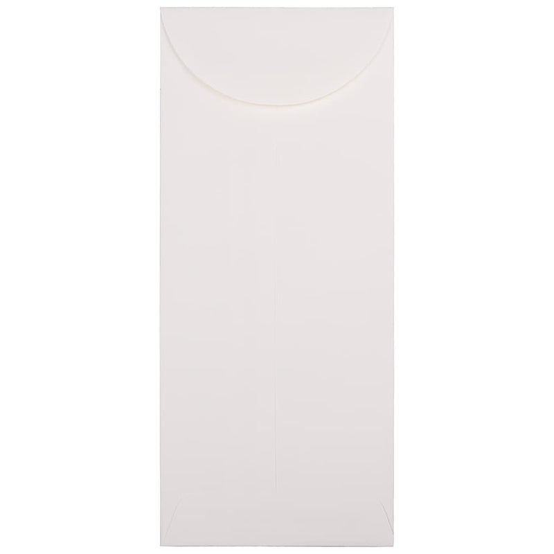 JAM Paper #11 Policy Business Strathmore Envelopes, 4.5 x 10.375, Bright White Wove, 25/Pack (191251)