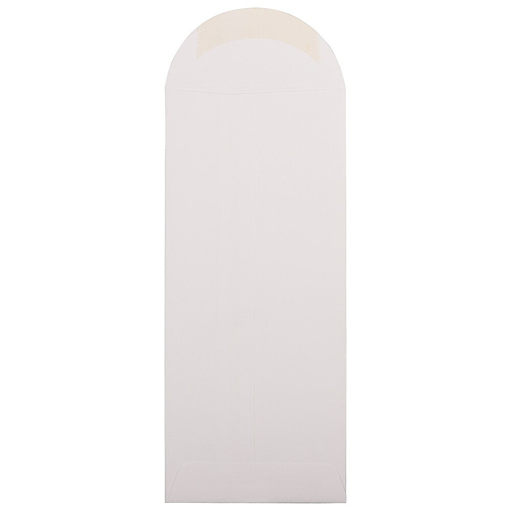 JAM Paper #11 Policy Business Strathmore Envelopes, 4.5 x 10.375, Bright White Wove, 25/Pack (191251)
