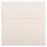 JAM Paper 6 x 6 Square Strathmore Invitation Envelopes, Natural White Wove, 25/Pack (191278)
