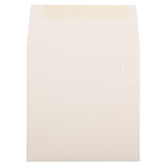 JAM Paper 6 x 6 Square Strathmore Invitation Envelopes, Natural White Wove, 25/Pack (191278)