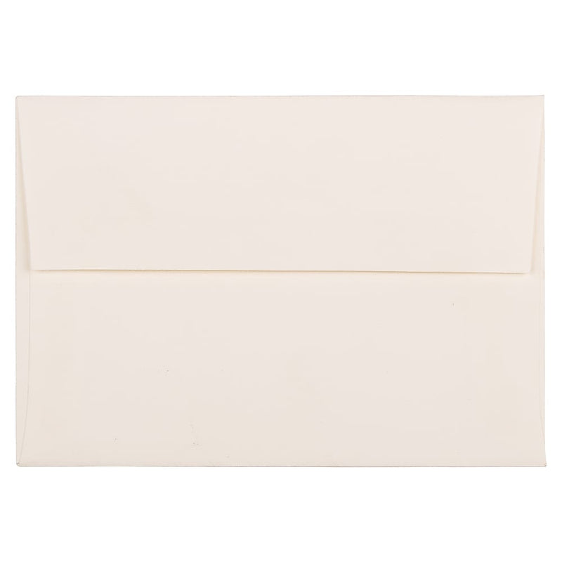 JAM Paper 4Bar A1 Strathmore Invitation Envelopes, 3.625 x 5.125, Natural White Wove, Bulk 1000/Carton (194891B)