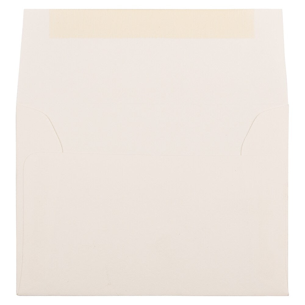 JAM Paper 4Bar A1 Strathmore Invitation Envelopes, 3.625 x 5.125, Natural White Wove, 25/Pack (194891)