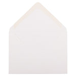 JAM Paper A7 Strathmore Kraft Invitation Envelopes with Euro Flap, 5.25 x 7.25, Bright White Laid, 25/Pack (1921397)