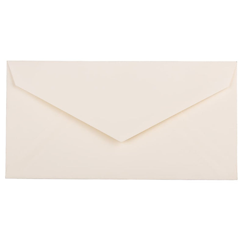 JAM Paper Monarch Strathmore Invitation Envelopes, 3.875 x 7.5, Natural White Wove, 25/Pack (3197090)