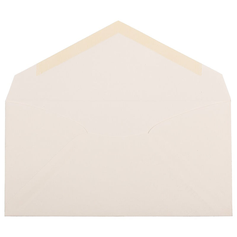 JAM Paper Monarch Strathmore Invitation Envelopes, 3.875 x 7.5, Natural White Wove, 25/Pack (3197090)