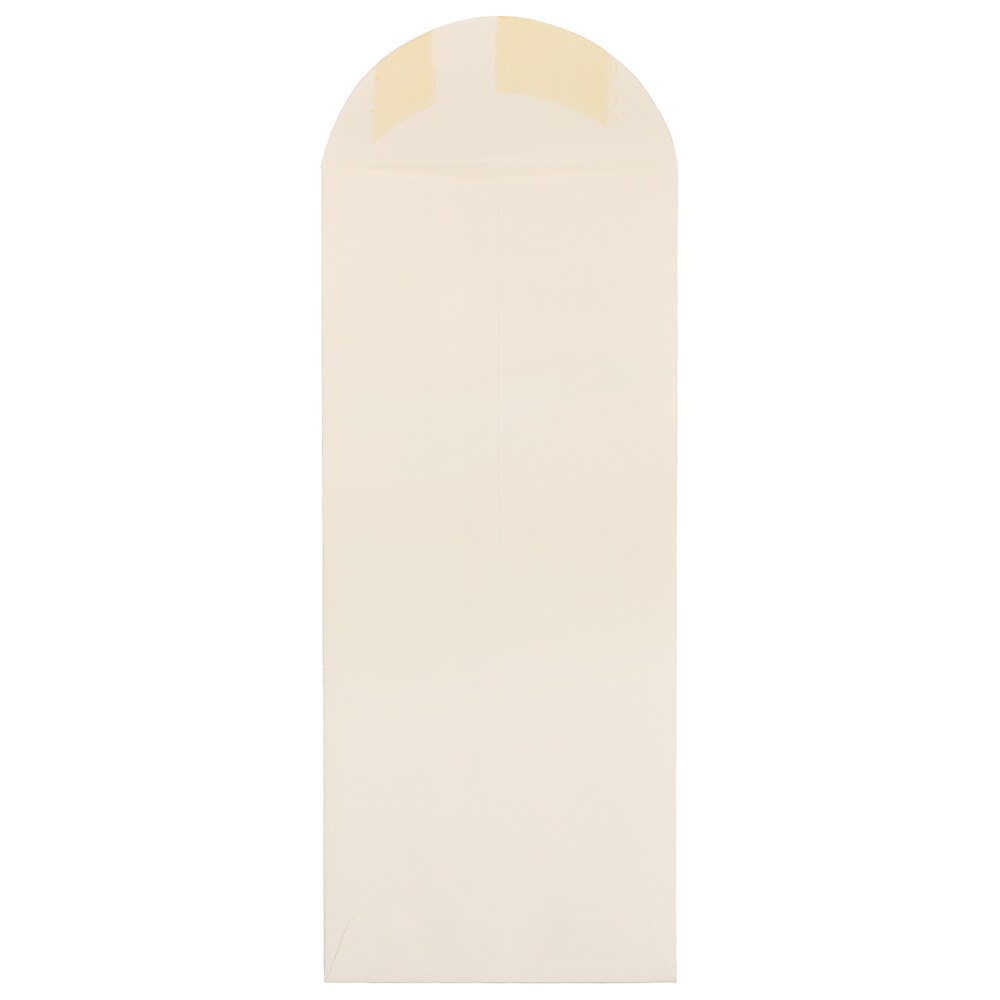 JAM Paper #12 Policy Business Strathmore Envelopes, 4.75 x 11, Natural White Wove, 25/Pack (900894427)