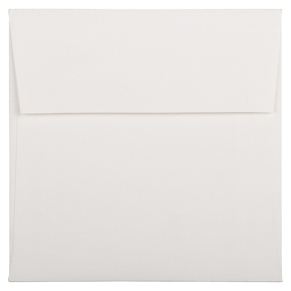 JAM Paper 6 x 6 Square Strathmore Invitation Envelopes, Bright White Wove, 25/Pack (900958831)