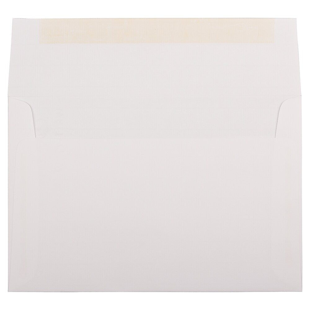 JAM Paper A8 Strathmore Invitation Envelopes, 5.5 x 8.125, Bright White Wove, Bulk 1000/Carton (STTW761B)