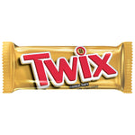 Twix Caramel Fun Size Chocolate Cookie Bar Candy Bag, 1.79 oz., 36/Box (MMM35391)
