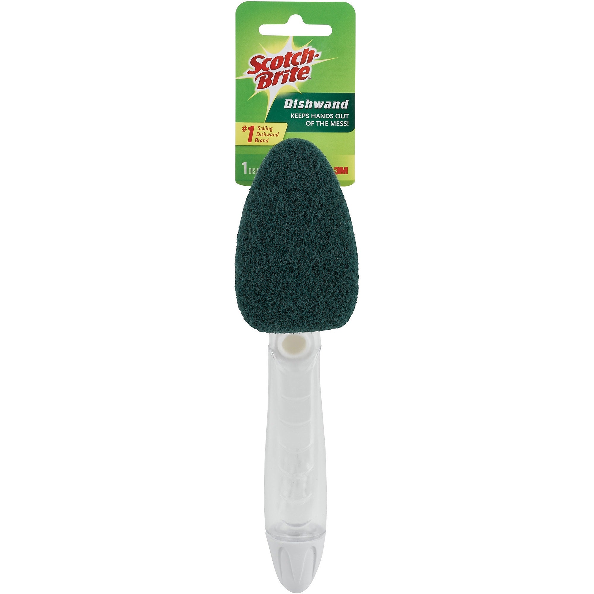 Scotch-Brite Dishwand, 1Each, Plastic, Green, Yellow