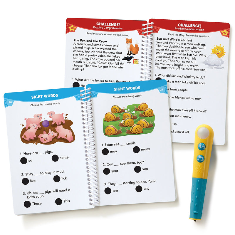 Educational Insights Hot Dots Let's Master 1st Grade Reading, 3/Set (2392)