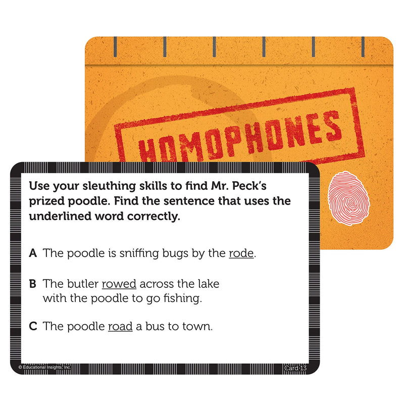 Educational Insights Super Sleuth Vocabulary Game, Grades 3 and Above