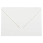 JAM Paper A7 Strathmore Kraft Invitation Envelopes with Euro Flap, 5.25 x 7.25, Bright White Wove, 25/Pack (1921392)