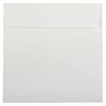 JAM Paper 8.5 x 8.5 Square Strathmore Invitation Envelopes, Bright White Wove, 25/Pack (900858534)