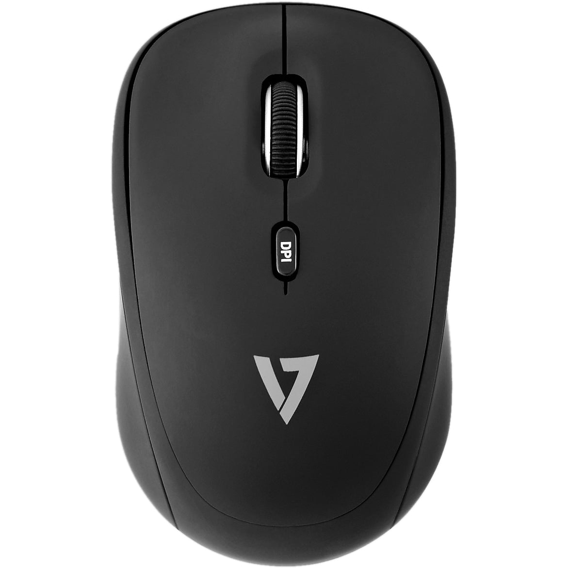 V7 Mobile Wireless Ambidextrous Optical Mouse, Black (MW100-1N)