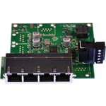 Brainboxes 4-Port Ethernet Unmanaged Switch, 10/100 Mbps (SW-104)