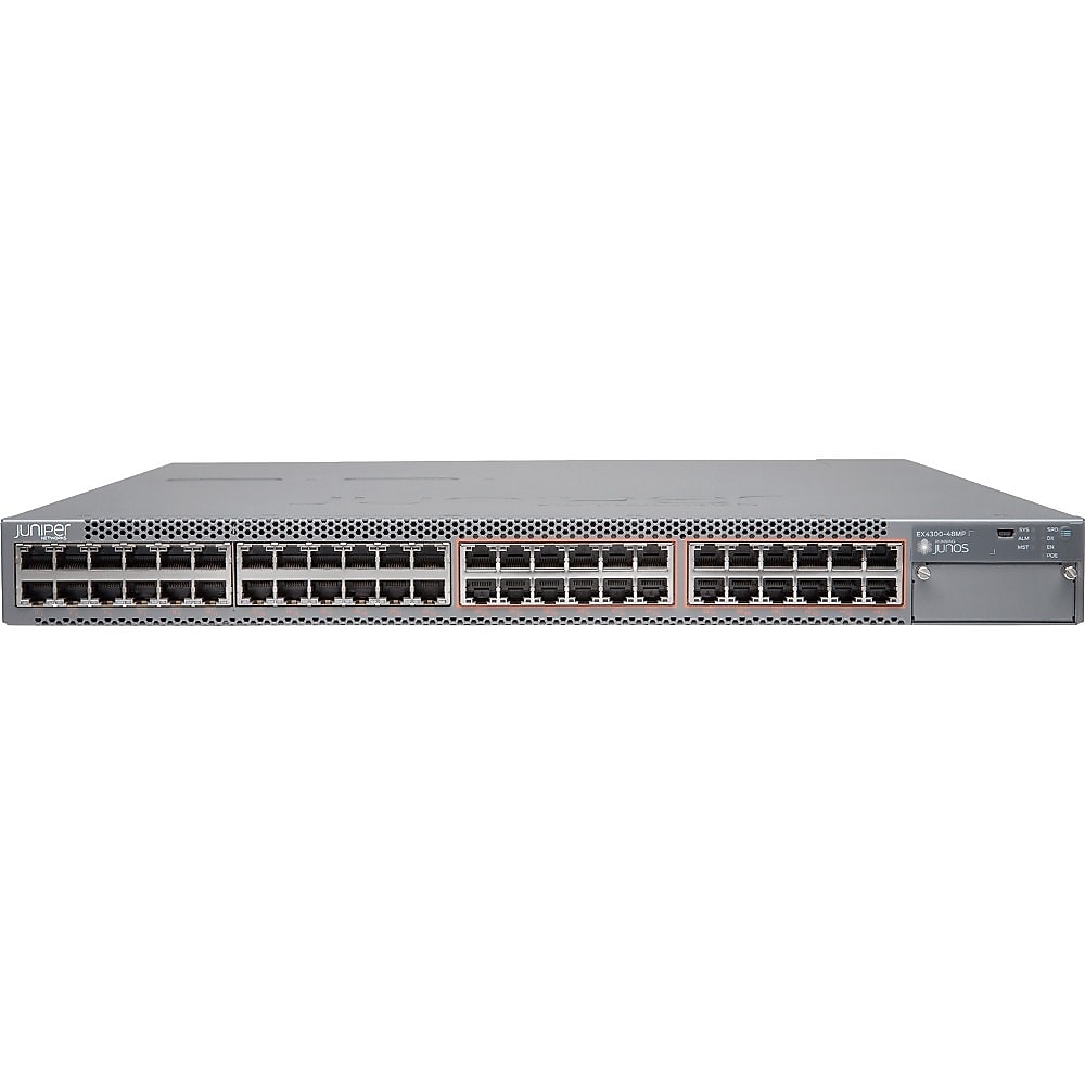 Juniper 48-Port Gigabit Ethernet Managed Switch, 10/100/1000 Mbps (EX4300-48MP)