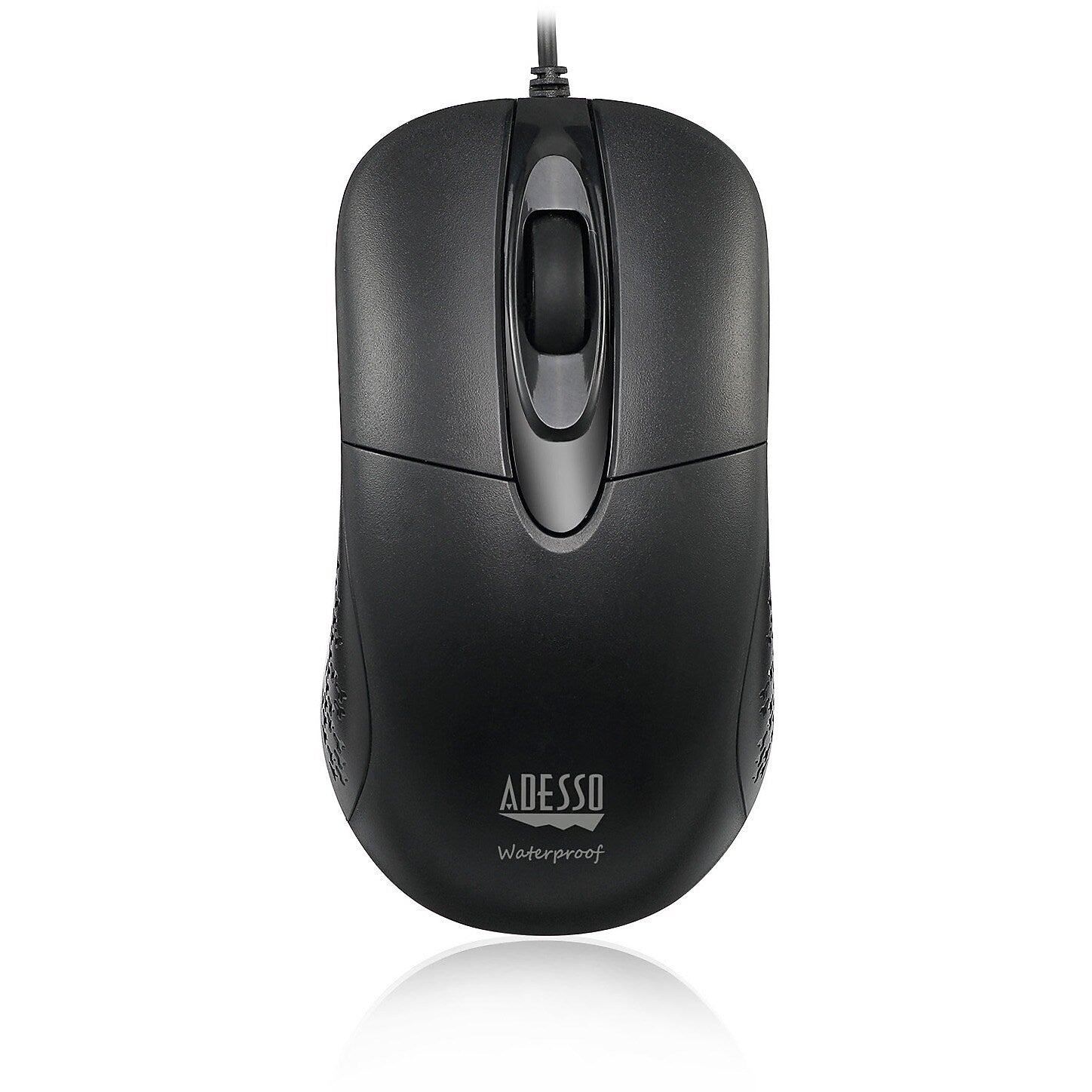 Adesso iMouse W4 Ambidextrous Optical USB Mouse, Black