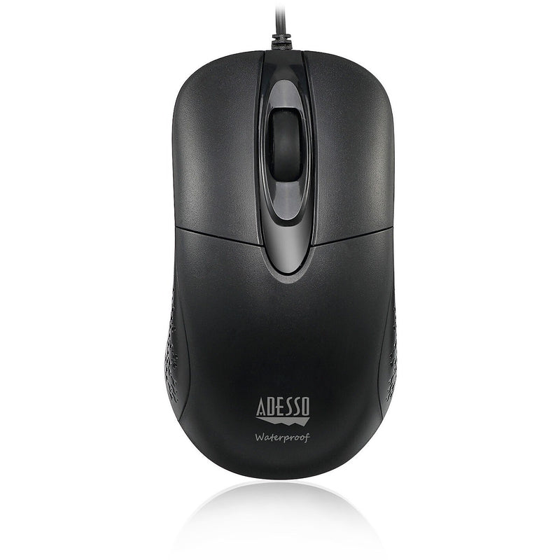 Adesso iMouse W4 Ambidextrous Optical USB Mouse, Black