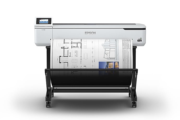 Epson SureColor T5170 Wireless 36" Large Format Inkjet Color Printer, White
