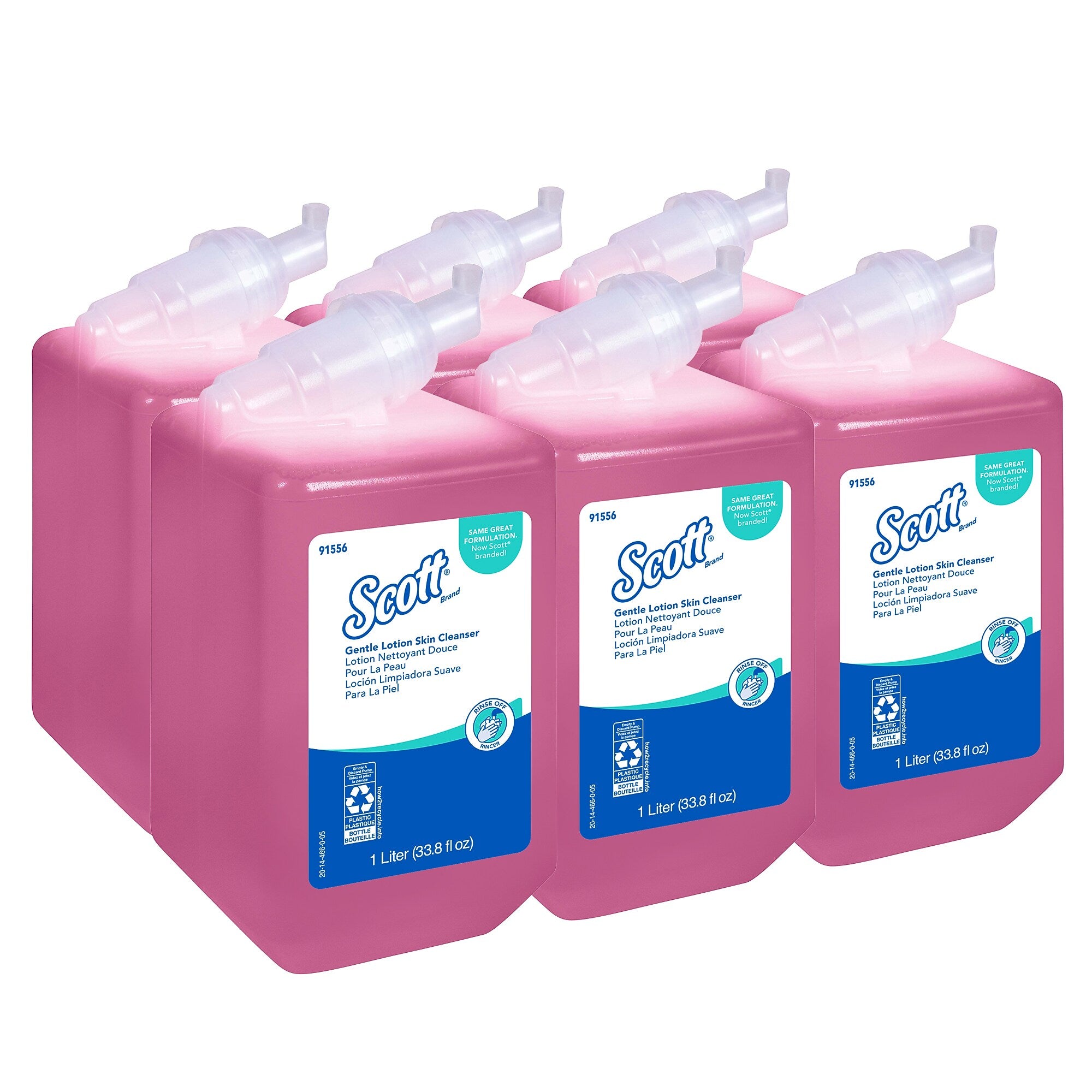 Kleenex Gentle Lotion Hand Soap 1000 mL Refill, Floral, 6 Refills (KCC 91556)