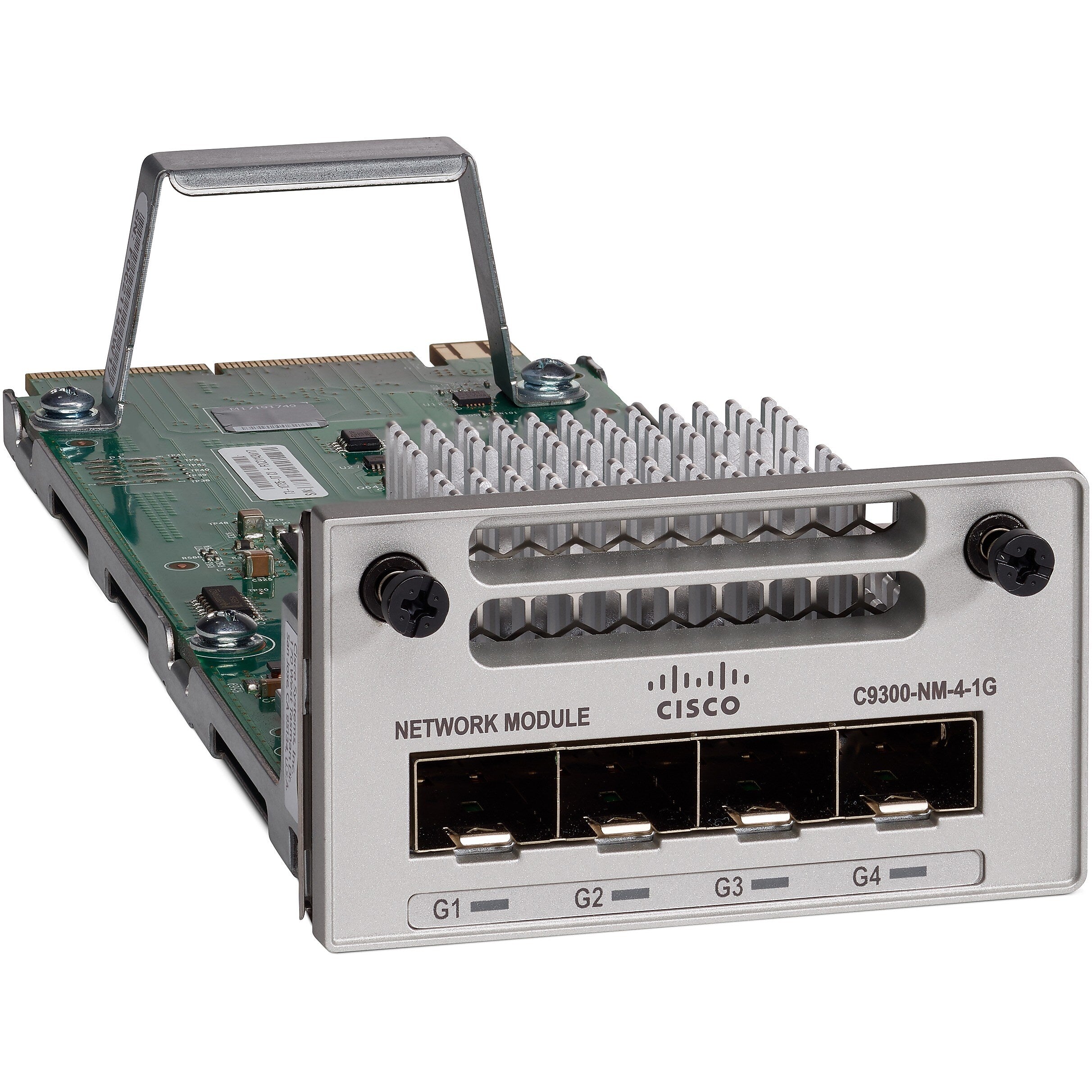 Cisco 1000Base-T Gigabit Ethernet Plug-in Module Network Module (C9300-NM-4G)