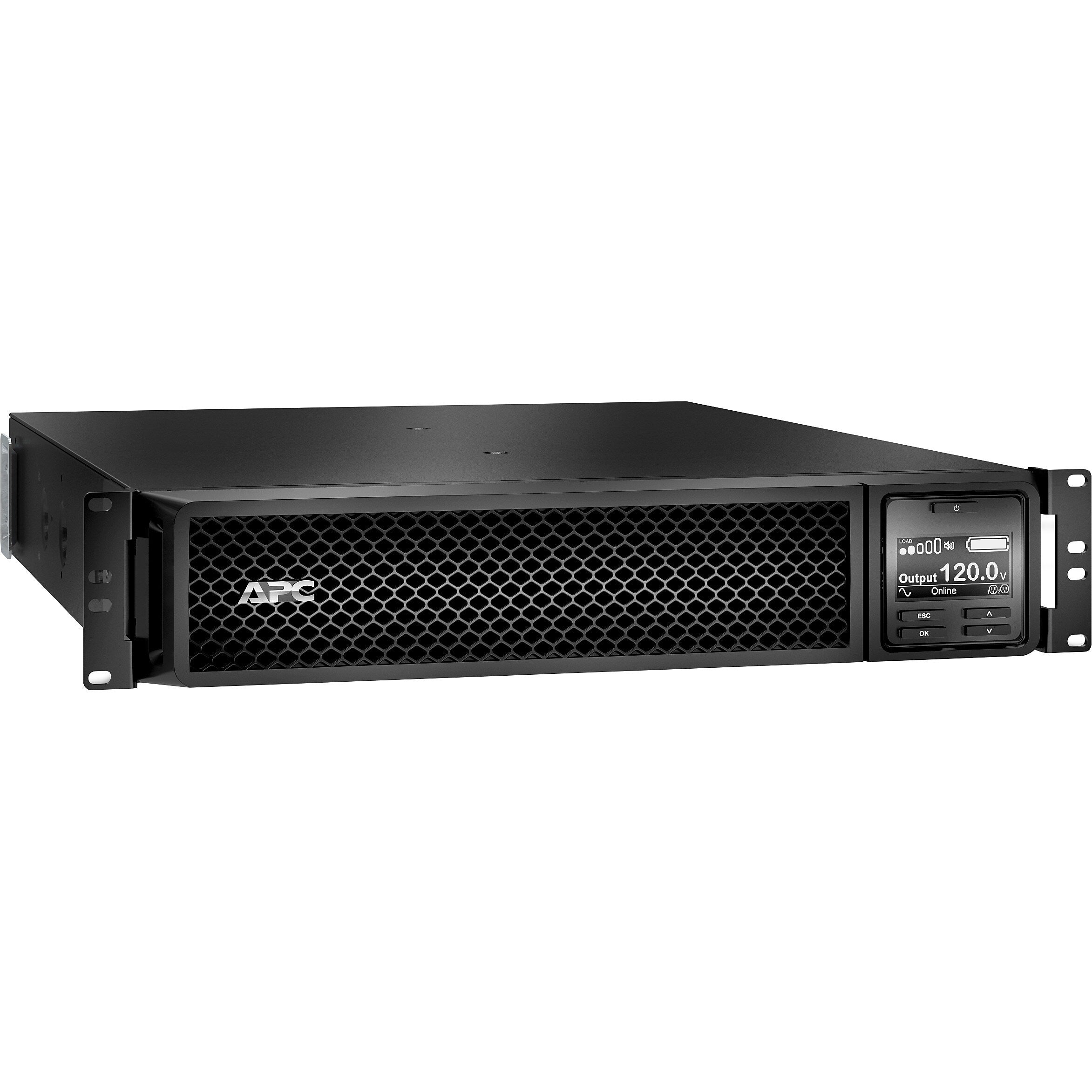 APC Smart-UPS SRT 1000VA RM 1000VA Network Management Card, 6-Outlets, Black (SRT1000RMXLA-NC)
