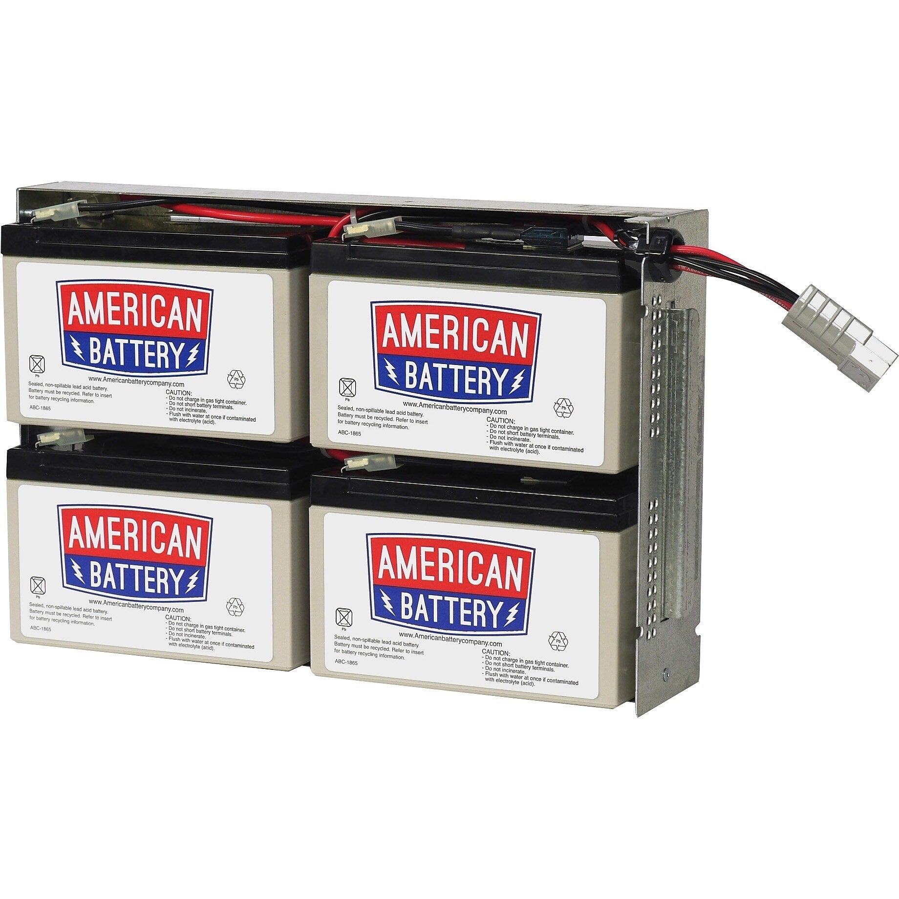 ABC UPS Battery, 12V, Each (RBC24)