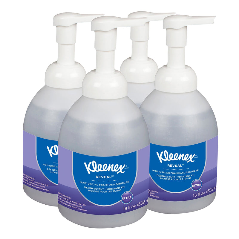 Kleenex Ultra Moisturizing 18 oz. Foaming Hand Sanitizer, 4/Carton (KCC45826CT)