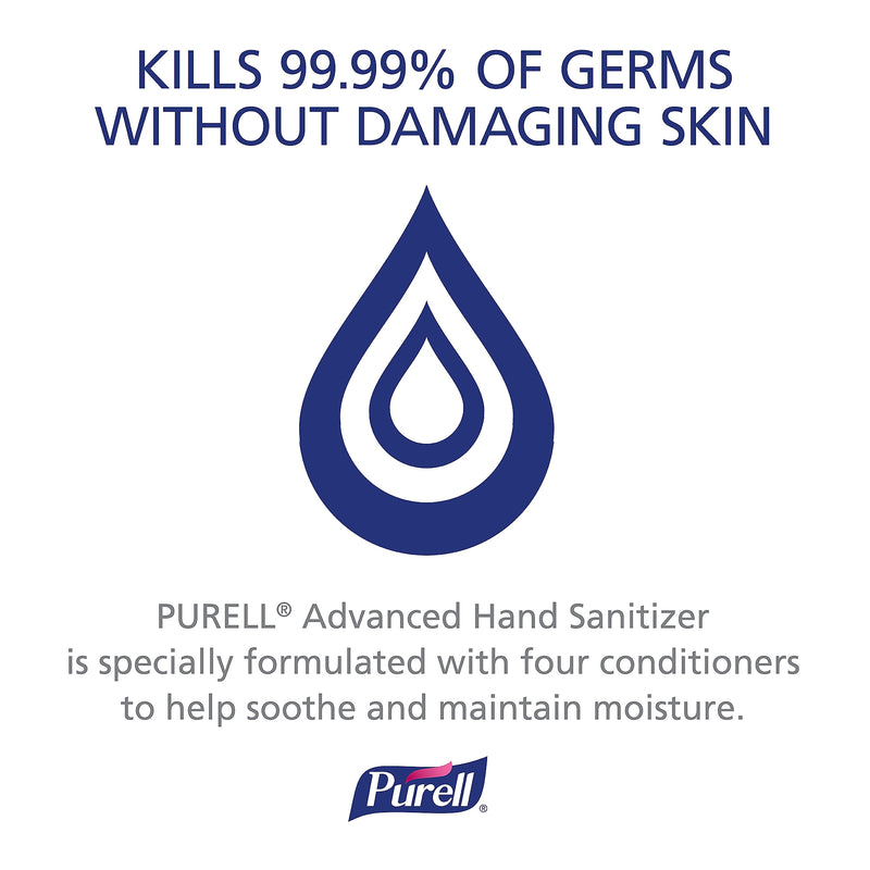PURELL Advanced Foaming Hand Sanitizer Refill for LTX-12 Dispenser, 1200 mL, 2/Pack (1904-02)