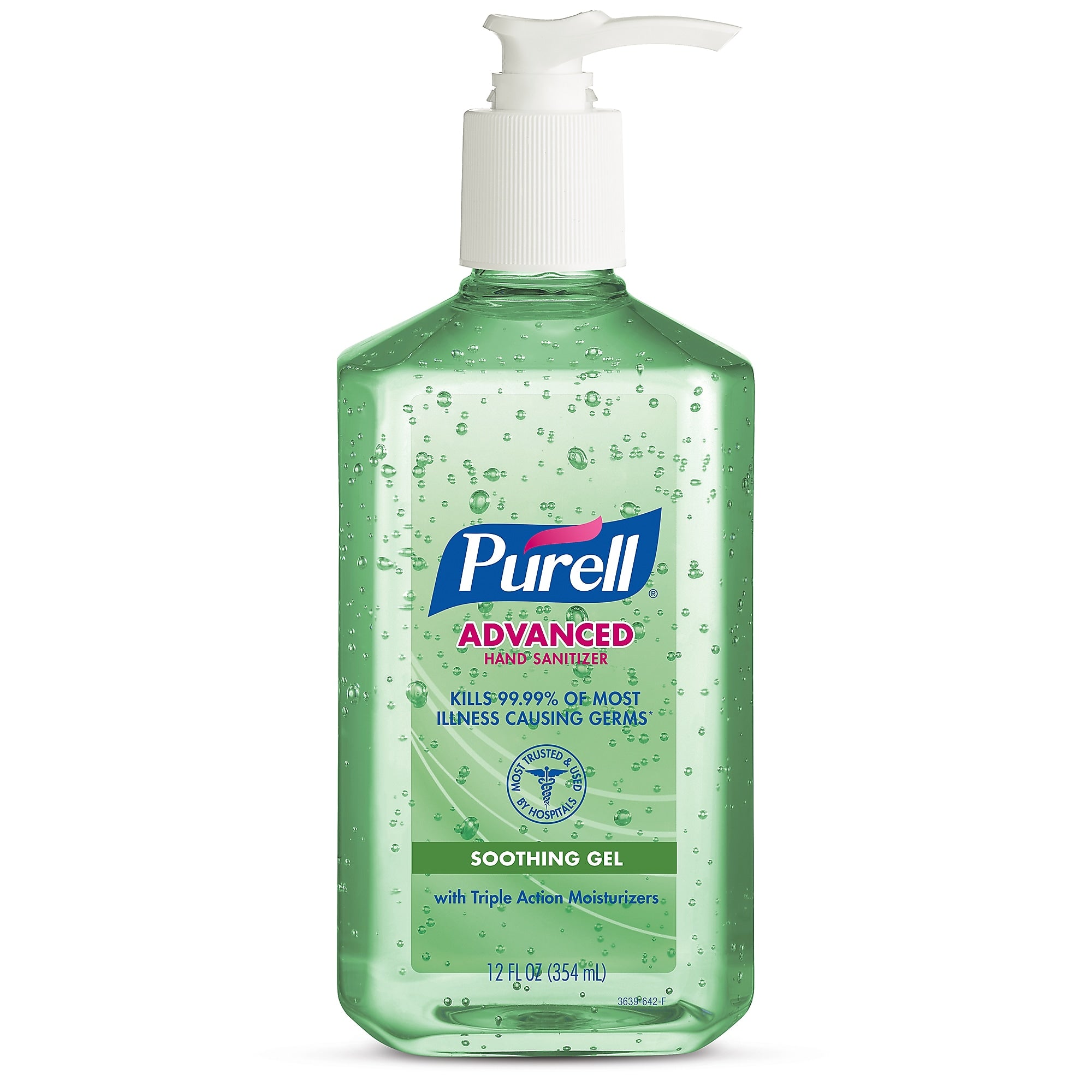PURELL Advanced 70% Alcohol Gel Hand Sanitizer, Fresh Scent, 12 oz. (3639-12)