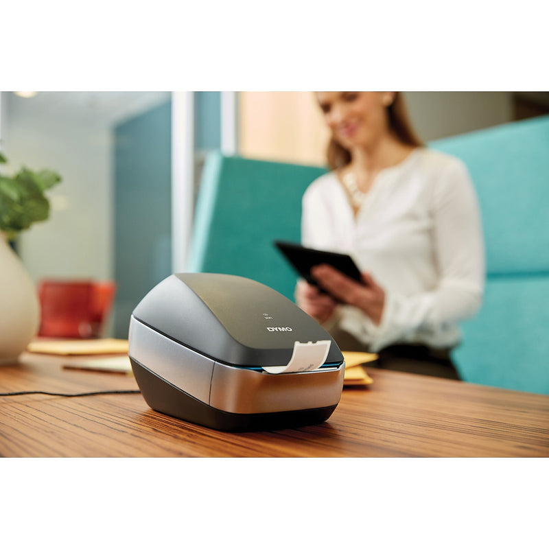 DYMO LabelWriter Wireless Desktop Label Printer, 600 x 300 dpi, Black (2002150)