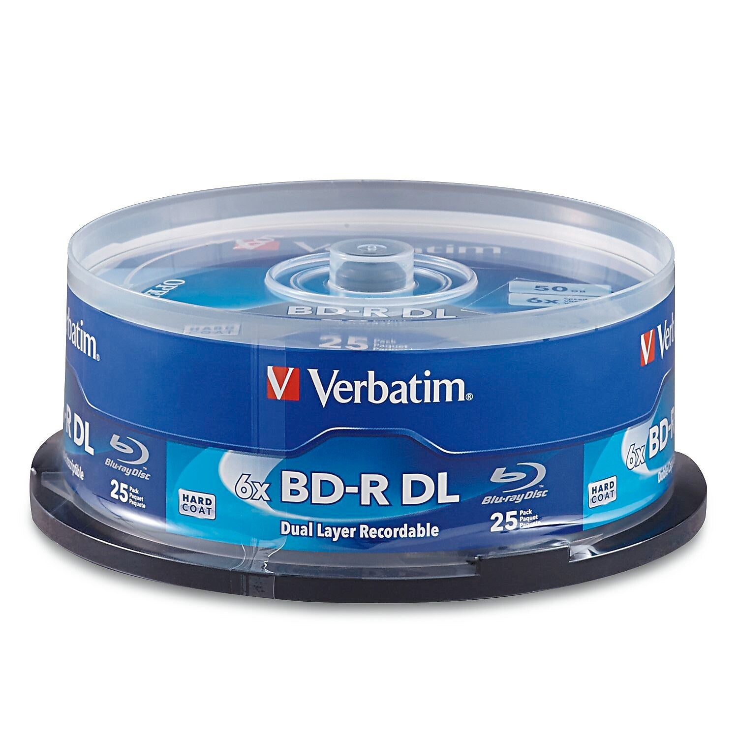 Verbatim 98356 6x Blu-Ray, White, 25/Pack