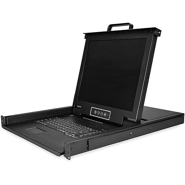 StarTech 17" LCD Rack Console Monitor, Black (RKCONS1708K)