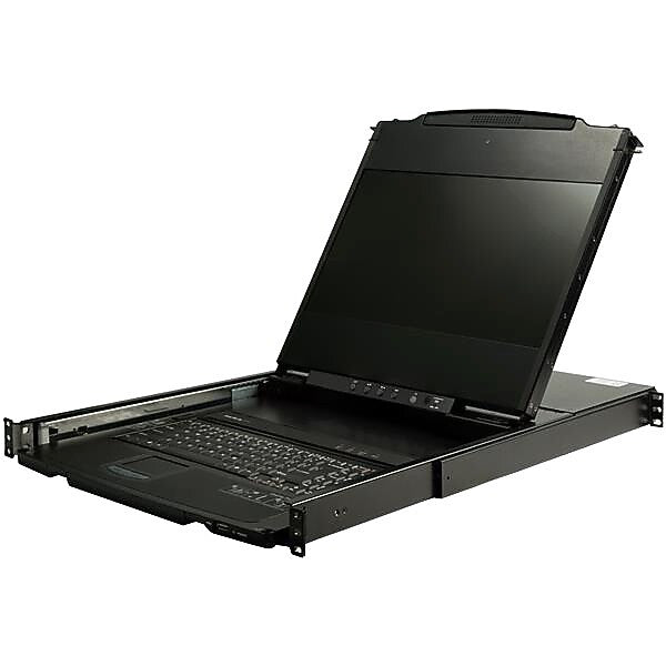 StarTech 17.3" LCD Rack Console Monitor, Black (RKCOND17HD)