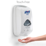 PURELL TFX Automatic Wall Mounted Hand Sanitizer Dispenser, Dove Gray (2720-12)