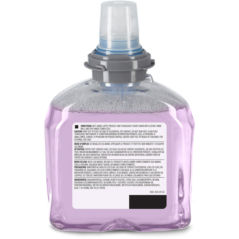 GOJO Premium Foaming Hand Soap Refill for TFX Dispenser, Cranberry Scent, 1200 mL, 2/Carton (5361-02)