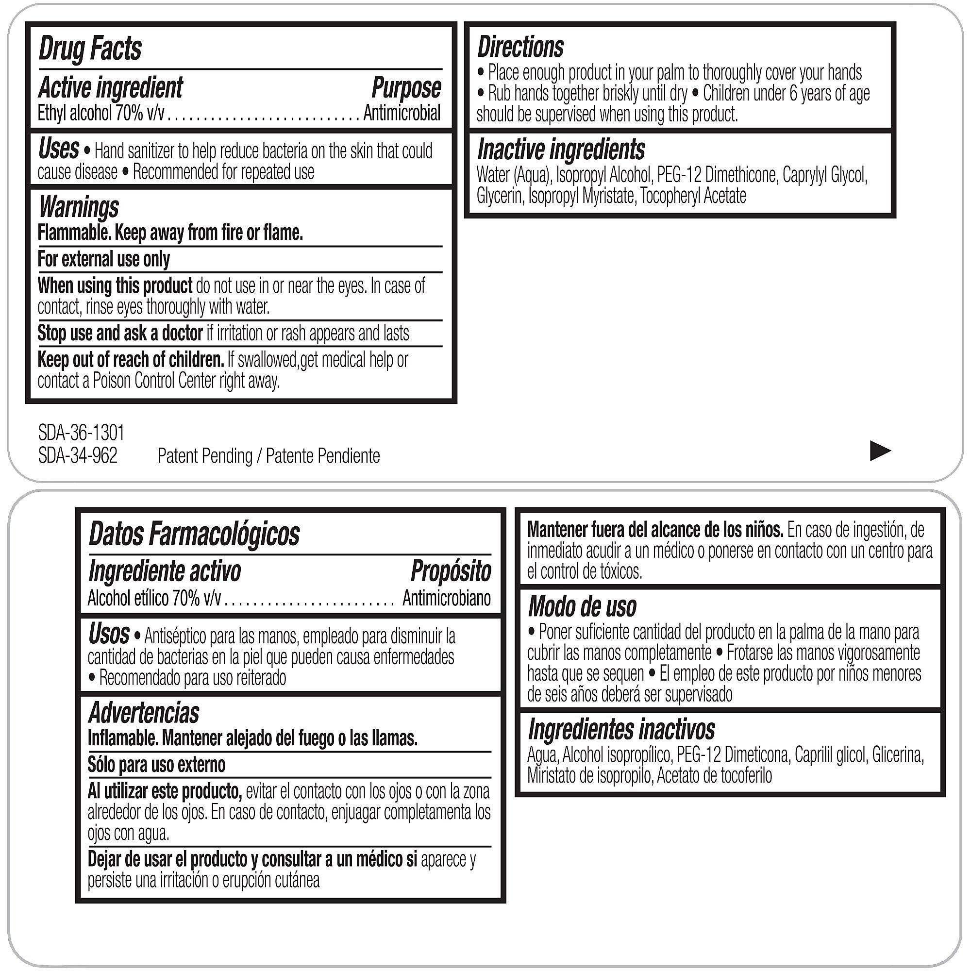 PURELL Advanced 70% Alcohol Foaming Hand Sanitizer Refill for LTX-7 Dispenser, 700 mL., 3/Carton (1304-03)