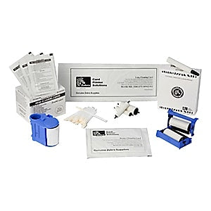 Zebra® 105909G-057 Cleaning Swab Kit for ID Card Printers, 25 Swabs/Box