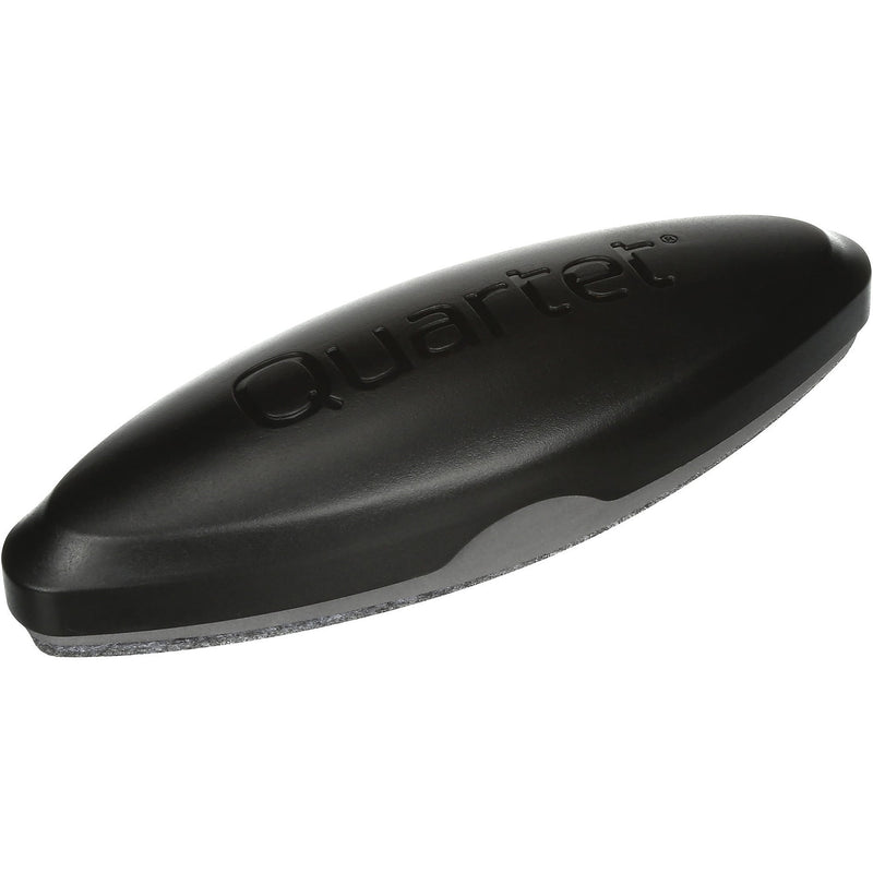 Quartet Magnetic 2-in-1 Eraser, 6 1/2" x 2" x 1 3/8", Black, 2" W x 6.50" L, Comfortable Grip, Black, Felt, Foam, 1/Each