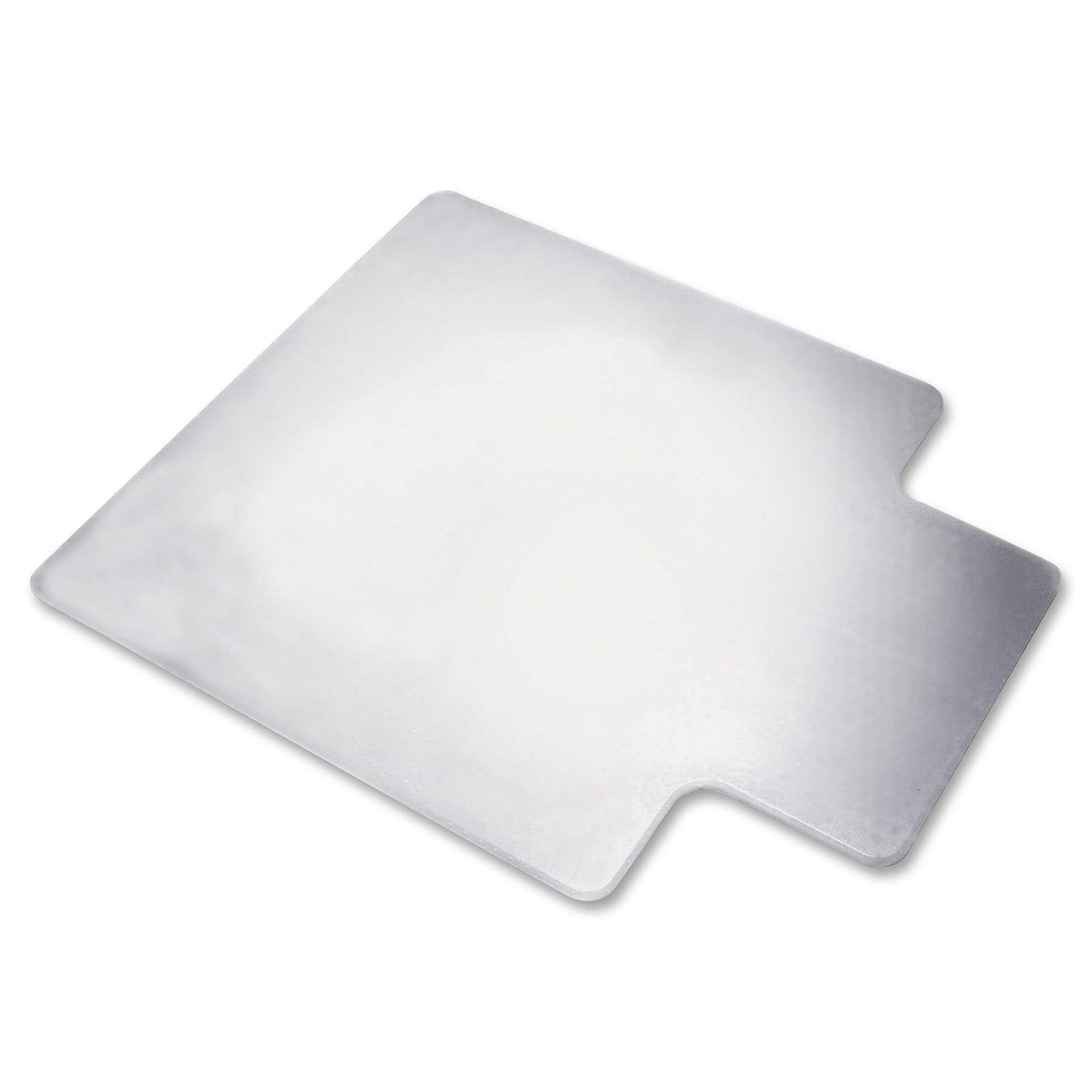 AbilityOne High-pile PVC Heavy-duty Floor Mat, Carpeted Floor, 60" L x 46" W x 0.22" T, Lip Size 12" L x 25" W, Vinyl, Clear