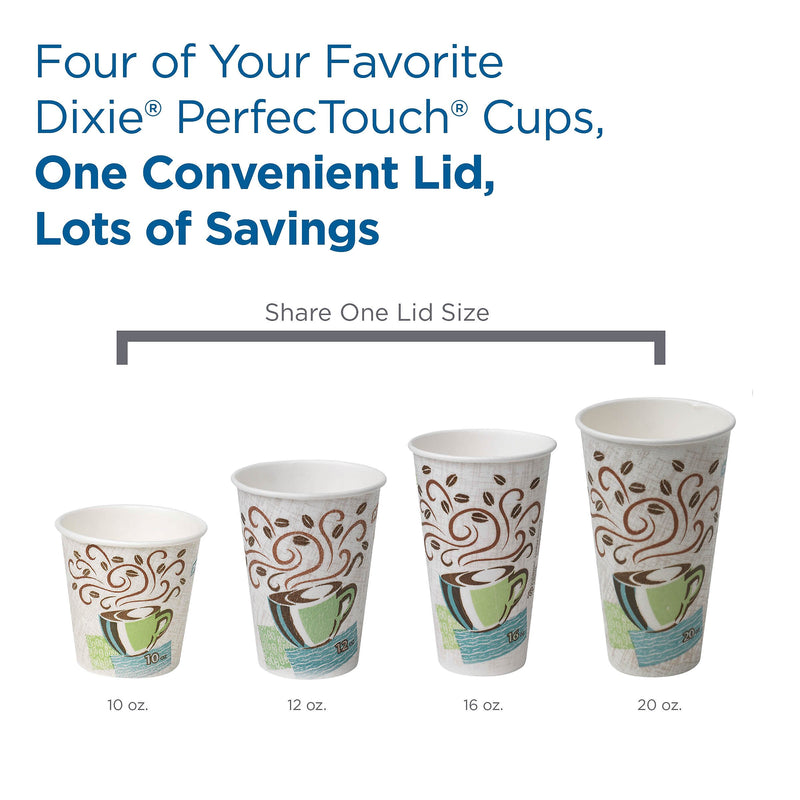 Dixie PerfecTouch Insulated Paper Hot Cup, 12 Oz., Coffee Haze, 160/Pack (5342CDSBP)