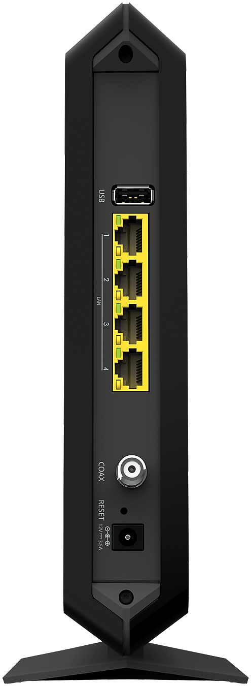 NETGEAR Nighthawk DOCSIS AC1900 Dual Band Cable Modem + WiFi Router, Black (C7000)