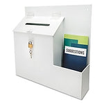 Deflecto Suggestion Box Literature Holder with Locking Top (DEF79803)